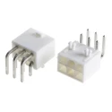 Molex Mini-Fit Jr Series Right Angle Through Hole PCB Header 6 Contacts 4.2 mm Pitch Shrouded 39-30-0060