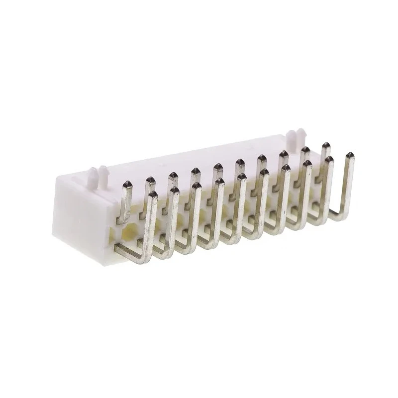 Molex Mini-Fit Jr Series Right Angle Through Hole PCB Header 20 Contacts 4.2 mm Pitch 2 Row Shrouded 39-30-0200