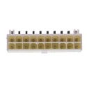 Molex Mini-Fit Jr Series Right Angle Through Hole PCB Header 20 Contacts 4.2 mm Pitch 2 Row Shrouded 39-30-0200