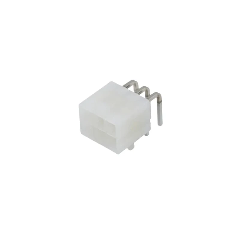 Molex 39301 Series Right Angle Through Hole PCB Header, Shrouded, 6 Contacts, 4.2 mm Pitch, 2 Row, 600V, 13A 39-30-1062