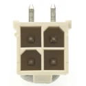Molex Mini-Fit Jr Series Right Angle Through Hole PCB Header 4 Contacts 4.2 mm Pitch 2 Row Shrouded 87427-0402