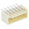 Molex Pico-SPOX Series Right Angle Surface Mount PCB Header 6 Contacts 1.5 mm Pitch Shrouded 87438-0643