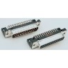 HARTING D-Sub 25 Way Right Angle 2.76 mm Pitch Through Hole D-Sub Connector with M3 Threaded Insert Male 09653227801