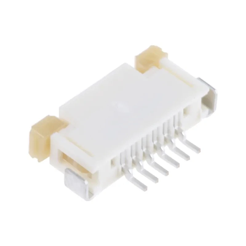 Molex 1 mm Pitch 6 Way Right Angle Female FPC Connector Solder 52207-0660