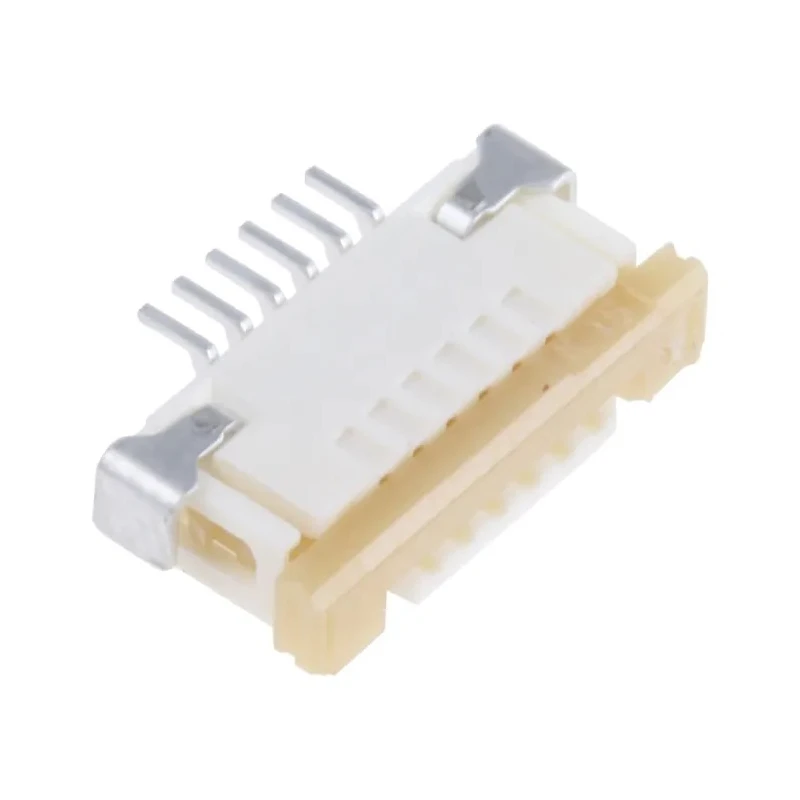 Molex 1 mm Pitch 6 Way Right Angle Female FPC Connector Solder 52207-0660
