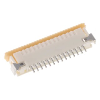 Molex 1 mm Pitch 14 Way Right Angle Female FPC Connector, Solder 52207-1460