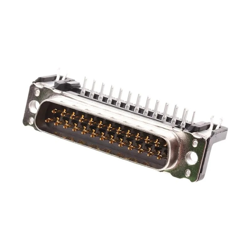 HARTING D-Sub 25 Way Right Angle 2.76 mm Pitch Through Hole Connector with Board Lock Male 09653627811