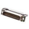 HARTING D-Sub 25 Way Right Angle 2.76 mm Pitch Through Hole Connector with Board Lock Male 09653627811