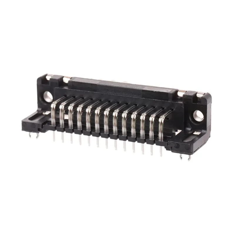 HARTING D-Sub 25 Way Right Angle 2.76 mm Pitch Through Hole Connector with Board Lock Male 09653627811