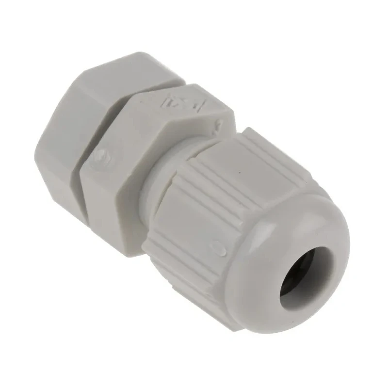 SIB SIB-TEC Series Grey Polyamide 6 Cable Gland PG7 Thread Size 2.5 mm to 6.5 mm, IP68, Locknut Included F7000700R