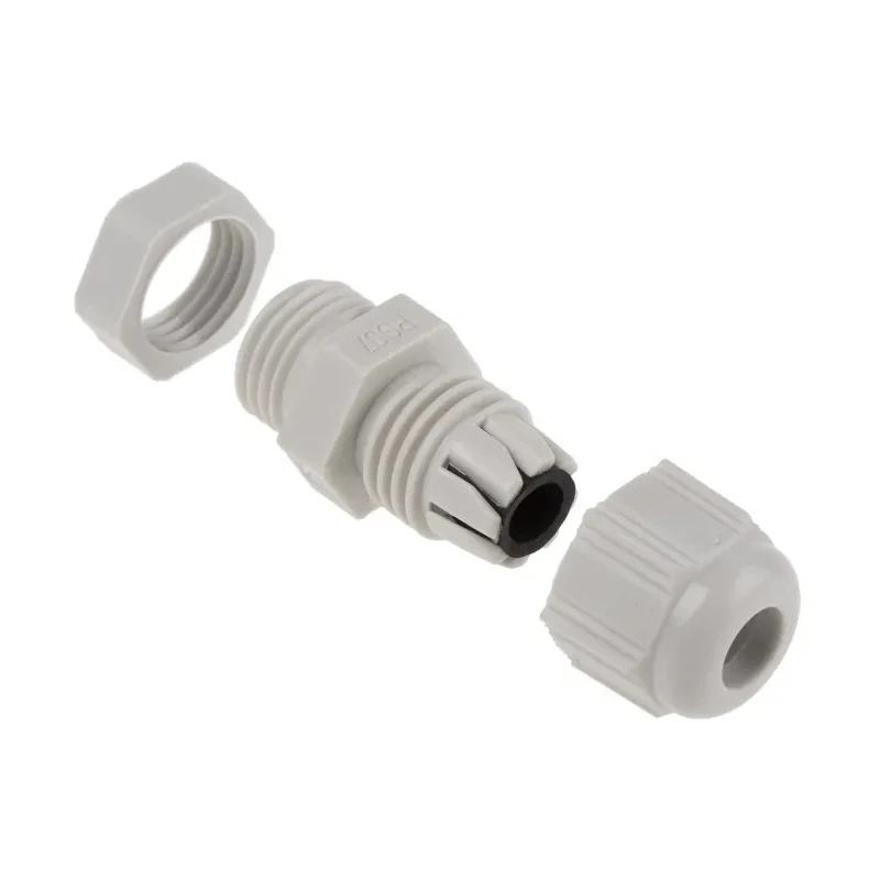 SIB SIB-TEC Series Grey Polyamide 6 Cable Gland PG7 Thread Size 2.5 mm to 6.5 mm, IP68, Locknut Included F7000700R