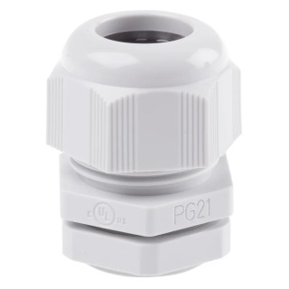 SIB SIB-TEC Series Grey Polyamide 6 Cable Gland PG21 Thread 9 mm to 18 mm, IP68 F7002100R