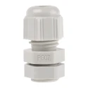 SIB SIB-TEC Series Grey Polyamide 6 Cable Gland PG7 Thread Size 2.5 mm to 6.5 mm, IP68, Locknut Included F7000700R