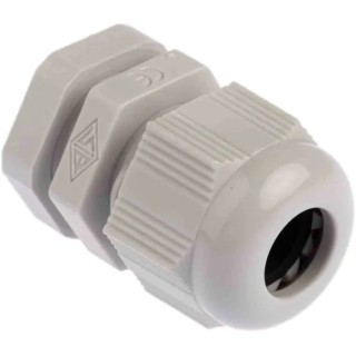 SIB TEC Series Grey Polyamide 6 Cable Gland PG11 Thread, 3.5 mm Min. Cable Dia, 10 mm Max. Cable Dia, IP68 F7001100R