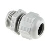 SIB TEC Series Grey Polyamide 6 Cable Gland, M20 Thread Size, 5 mm Min. Cable Diameter, 12 mm Max. Cable Diameter F7022050R