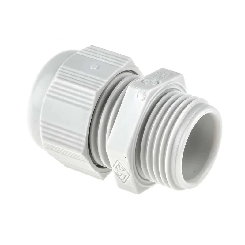 SIB TEC Series Grey Polyamide 6 Cable Gland, M20 Thread Size, 5 mm Min. Cable Diameter, 12 mm Max. Cable Diameter F7022050R