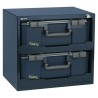 Raaco Grey Polycarbonate Steel Polypropylene Compartment Box 403 mm x 451 mm x 330 mm 136396