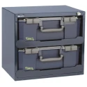 Raaco Grey Polycarbonate Steel Polypropylene Compartment Box 403 mm x 451 mm x 330 mm 136396