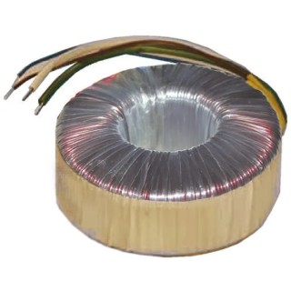 RS PRO 230 V ac 2 x 15 V ac Toroidal Transformer 2 Output 225 VA 7.5A Copper Conductor Termination 671-9176