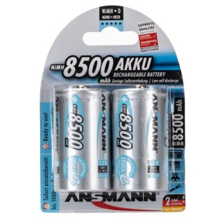 Ansmann Nickel Metal Hydride Rechargeable D Battery 1.2V 8.5Ah 61.5mm Height 5035362