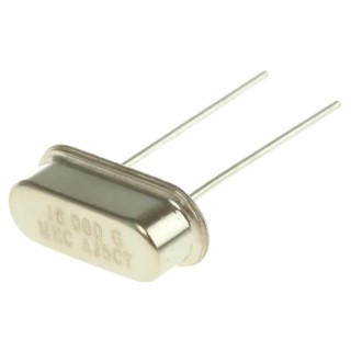 MERCURY 16 MHz Crystal ±30 ppm HC-49-US Through Hole 2-Pin 3.5 mm Height 10.7 mm Length 4.3 mm Width HUS-16.000-18-30/50/4085