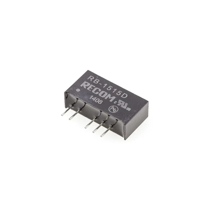 Recom 1W DC/DC Converter Through Hole 15V DC Output 33mA 12V Input RB-1515D
