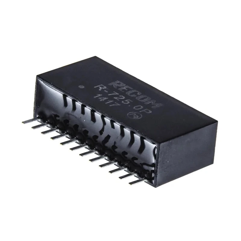 Recom Through Hole Switching Regulator 5V DC Output Voltage 2A Output Current, 10W Power, SIP Package R-725.0P