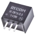 Recom Switching Regulator Through Hole 15V DC Output Voltage 500mA Output Current 2.5W Power R-7815-0.5