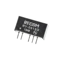 Recom Regulated Isolated Dual Output DC/DC Converter 15 V 33 mA 1 W Through Hole SIP-7 RY-0515D
