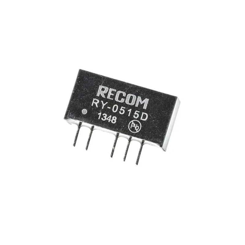 Recom Regulated Isolated Dual Output DC/DC Converter 15 V 33 mA 1 W Through Hole SIP-7 RY-0515D