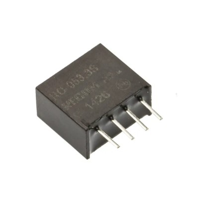 Recom DC/DC Converter Through Hole 3.3V DC Output 300mA 5V DC Input 4.5V Input 1W 85°C RO-053.3S