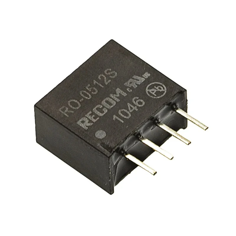 Recom DC/DC Converter 12V DC, 83mA, 5V Input, 1W Power, SIP Through Hole Package RO-0512S