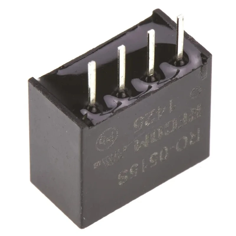 Recom DC/DC Converter 15V dc Output, 66 mA, 5V dc Input, 1W Through Hole RO-0515S