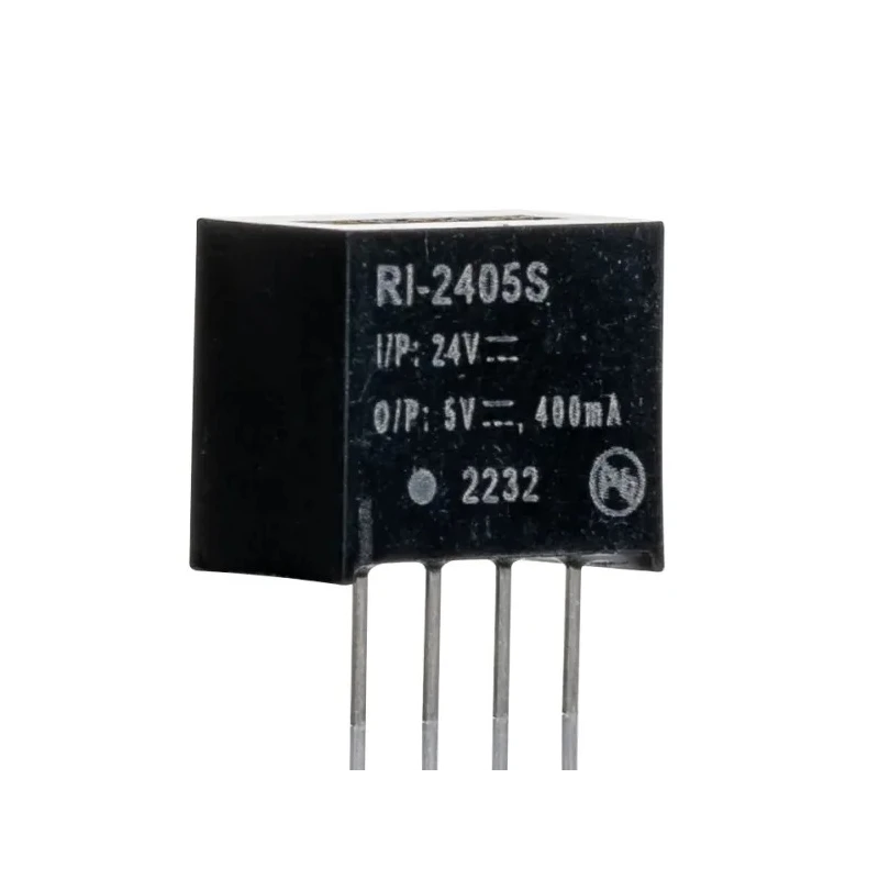 Recom DC/DC Converter, 5V DC, 400mA Output, 24V DC Input, 2W Power, Through Hole 4-Pin SIP Package RI-2405S