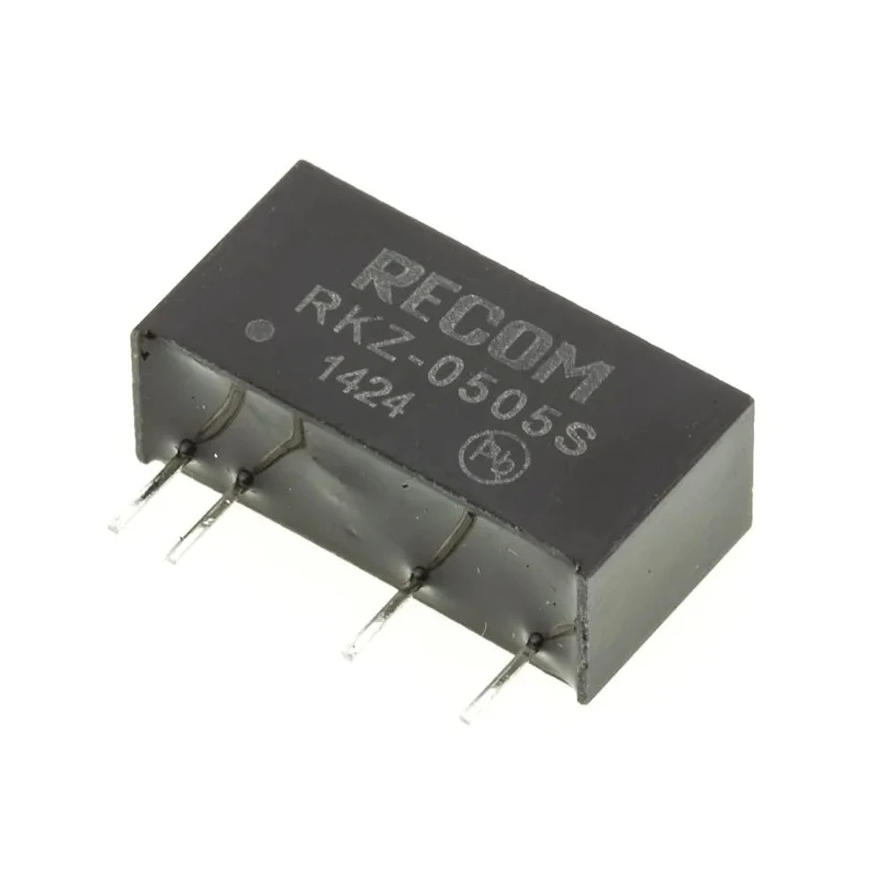 Recom DC/DC Converter 5V DC Output 400 mA 5V DC Input 4.5V Input 2W Through Hole RKZ-0505S