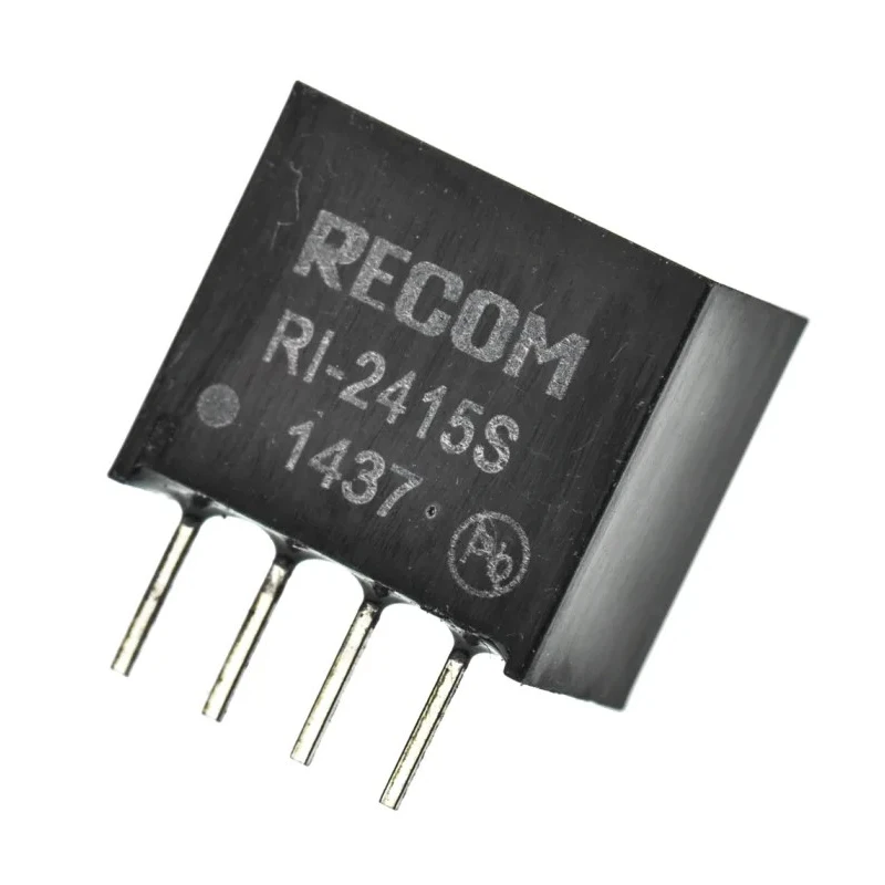 Recom DC/DC Converter 15V Output, 133mA, 24V DC Input, 2W Power, Through Hole Mount RI-2415S