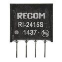 Recom DC/DC Converter 15V Output, 133mA, 24V DC Input, 2W Power, Through Hole Mount RI-2415S