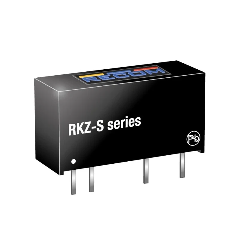 Recom DC/DC Converter 15V DC Output, 132mA, 12V DC Input, 2W Output Power, Through Hole Mount RKZ-1215S