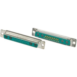 Amphenol Communications Solutions DW 21 Way Straight Panel Mount D-Sub Connector Female DC21WA4SA00LF