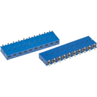 Amphenol Communications Solutions Dubox Series Straight Surface PCB Socket, 16-Contact, 1 Row, 2.54 mm Pitch 91601-316LF