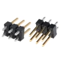 Amphenol Communications Solutions Bergstik Series Straight Through Hole Pin Header, 6 Contacts, 2.54 mm 77313-101-06LF