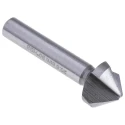 RS PRO Countersink HSS Drill Bit 20.5 mm Head Diameter, 3 Flutes, 90° Angle, 63 mm Length 673-8710