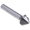RS PRO Countersink HSS Drill Bit 20.5 mm Head Diameter, 3 Flutes, 90° Angle, 63 mm Length 673-8710