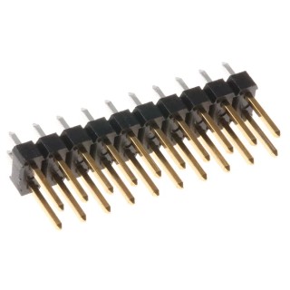 Amphenol Communications Solutions Bergstik Series Straight Through Hole Pin Header, 20 Contacts, 2.54 mm 77313-101-20LF