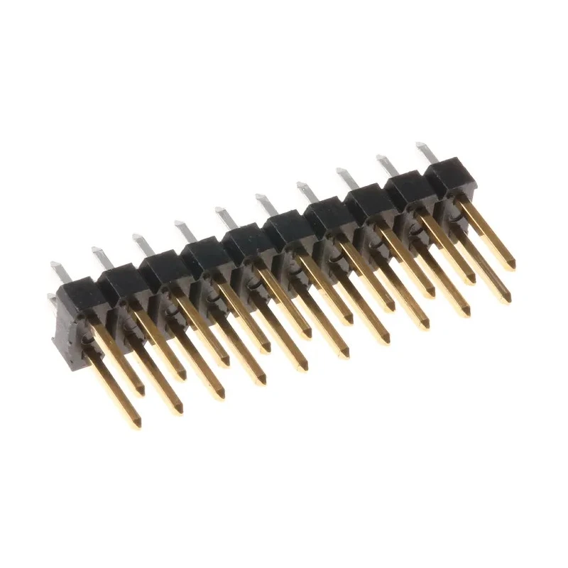 Amphenol Communications Solutions Bergstik Series Straight Through Hole Pin Header, 20 Contacts, 2.54 mm 77313-101-20LF