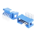 Amphenol Communications Solutions Quickie Series Right Angle Through Hole PCB Header, 10 Contacts, 2.54 mm 75867-101LF