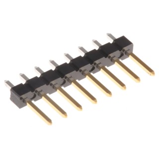 Amphenol Communications Solutions Bergstik Series Straight Through Hole Pin Header, 8 Contacts, 2.54 mm 77311-101-08LF