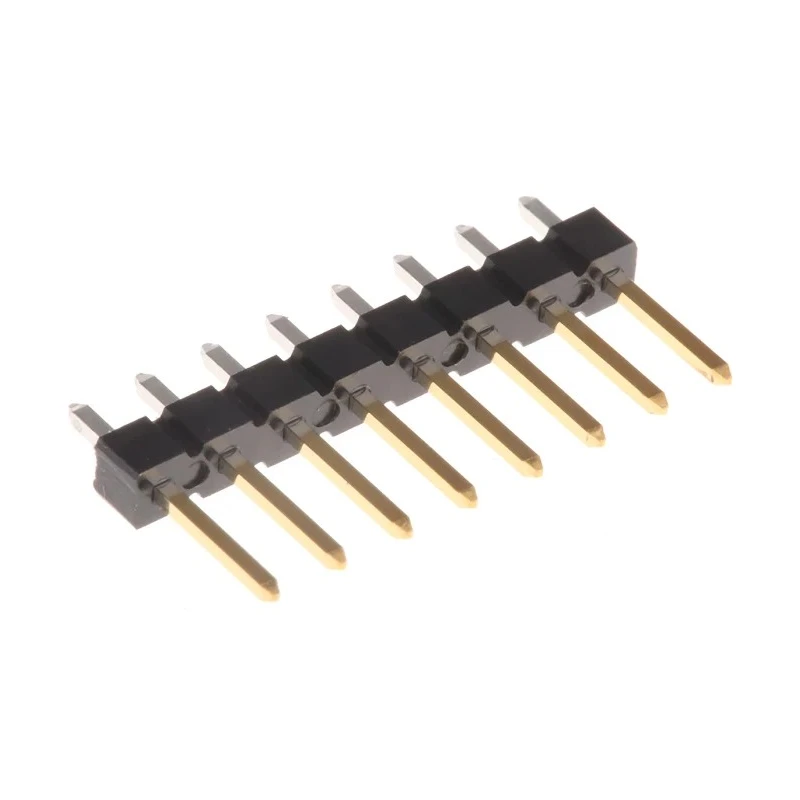 Amphenol Communications Solutions Bergstik Series Straight Through Hole Pin Header, 8 Contacts, 2.54 mm 77311-101-08LF