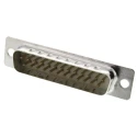 RS PRO 25 Way Straight 2.77 mm Pitch Panel Mount D-Sub Connector A-DS 25 LL/Z