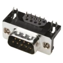 ASSMANN WSW 9 Way Right Angle 2.77 mm Pitch Through Hole D-Sub Connector with PCB Male A-DS 09 A/KG-F